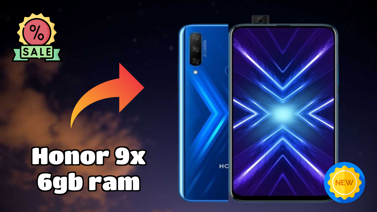 Honor 9X 6GB RAM Display Analysis: 6.59 Inches (16.74 Cm) Screen