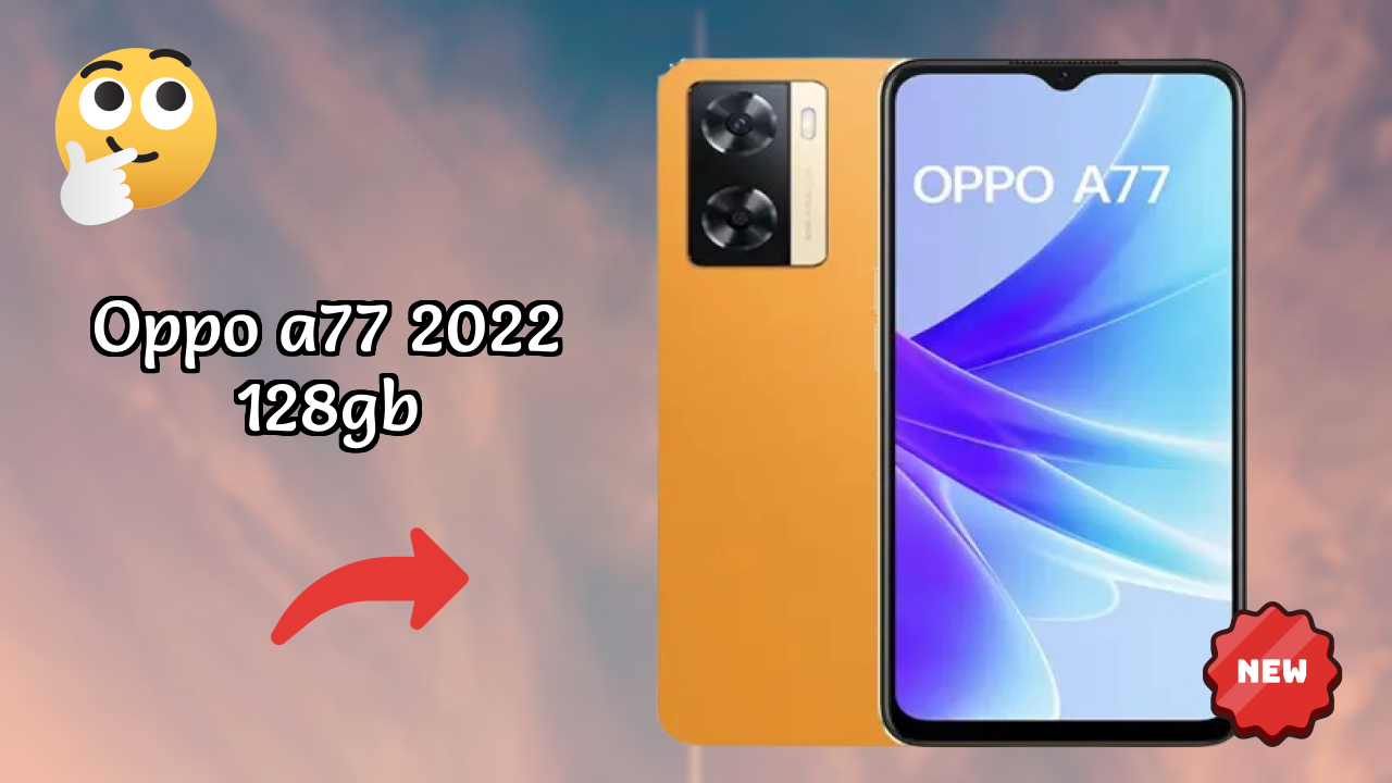 OPPO A77 2022 128GB Display Review: 6.56 Inches (16.66 Cm) Screen Quality