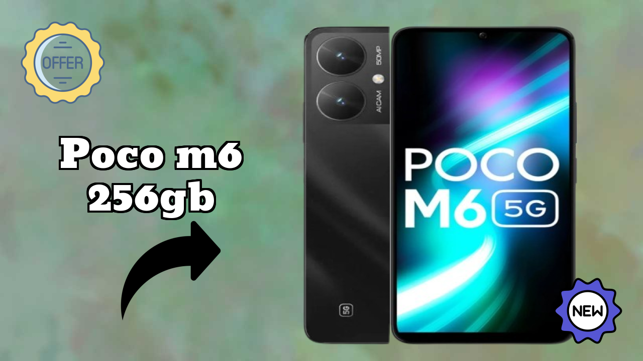 POCO M6 256GB Battery Life: 5000 MAh How Long Lasts