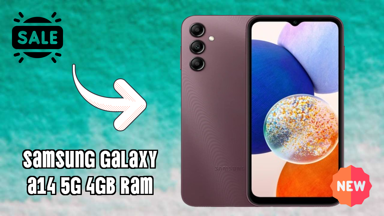 Samsung Galaxy A14 5G 4GB RAM Display Technology: PLS LCD Quality
