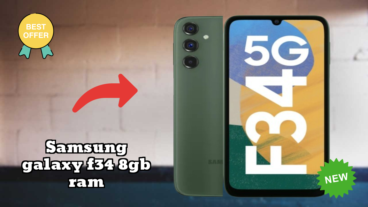 Samsung Galaxy F34 8GB RAM Display Quality: Super AMOLED Review