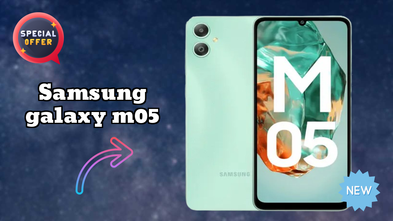 Samsung Galaxy M05 Display Analysis: 6.7 Inches (17.02 Cm) Quality