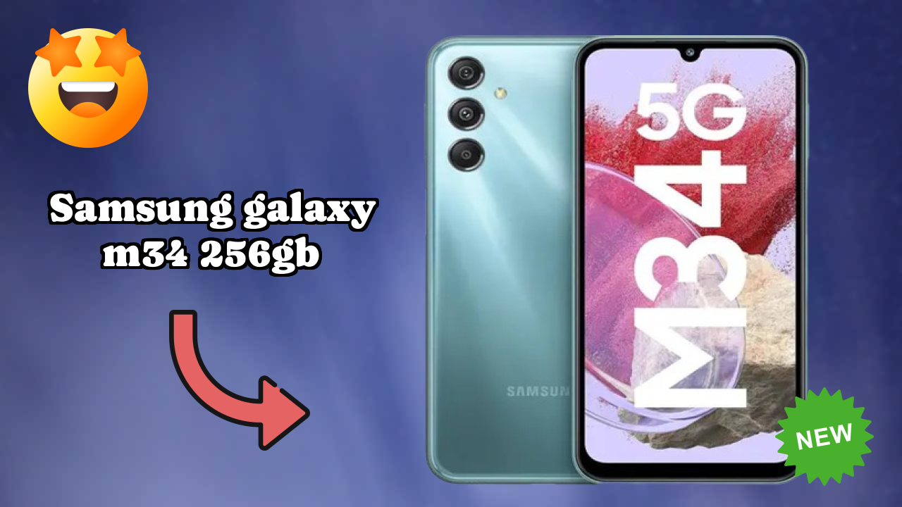 Samsung Galaxy M34 256GB Battery Life: 6000 MAh Charging Speed
