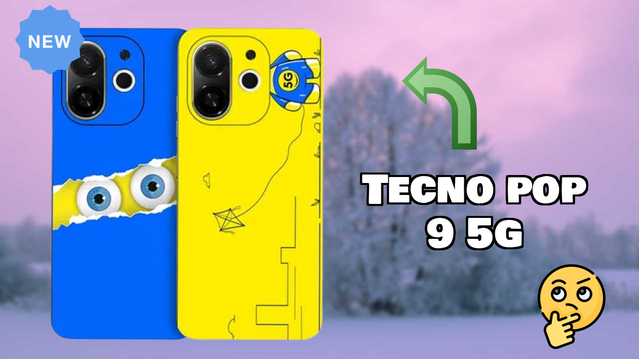 Tecno Pop 9 5G Battery Life: 5000 MAh Charging Speed