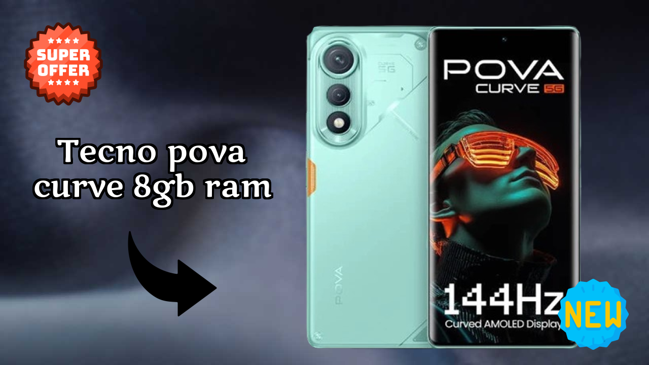 Tecno Pova Curve 8GB RAM Gaming Test: MediaTek Dimensity 7300 Ultimate FPS Performance