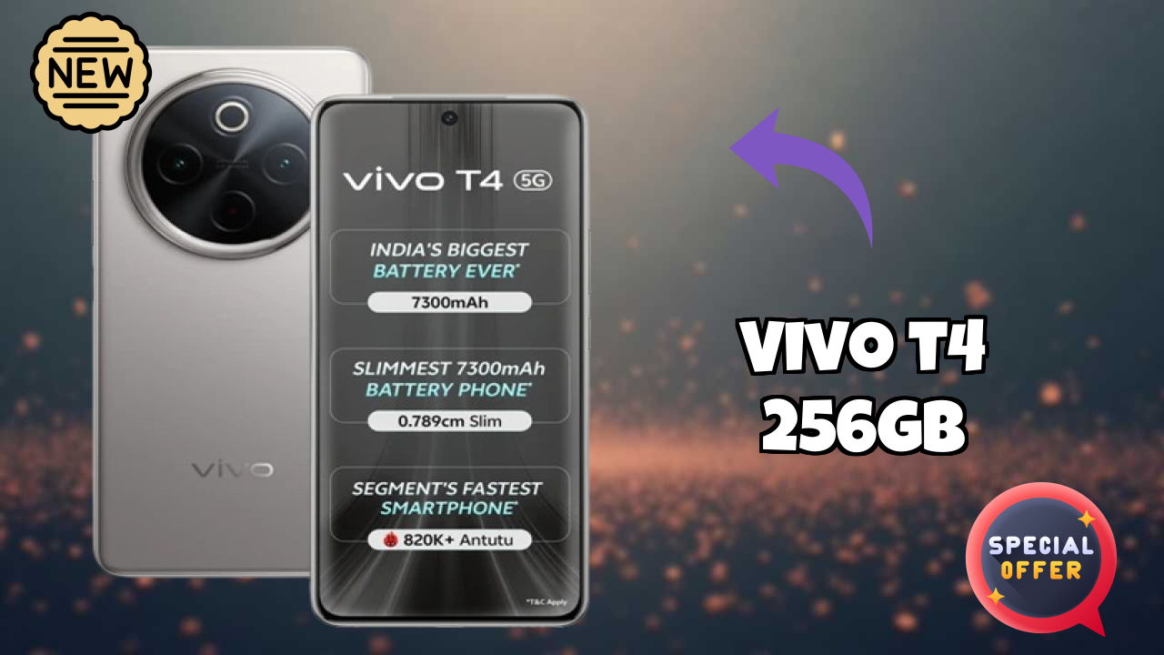 Best Budget Phone Alert: Vivo T4 256GB Now at Just ₹23,279