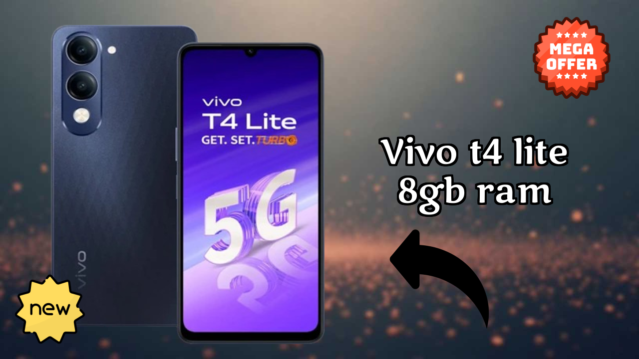 Vivo T4 Lite 8GB RAM Battery Life: 6000 MAh Charging Time